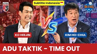 Penjelasan Time Out Ko Heejin & Kim Ho-Cul saat Pertandingan Red Sparks Vs IBK Altos Round 5