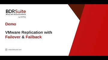 VMware Replication with Failover & Failback