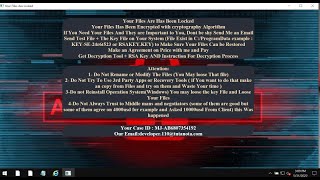 Moonshadow ransomware removal instructions.