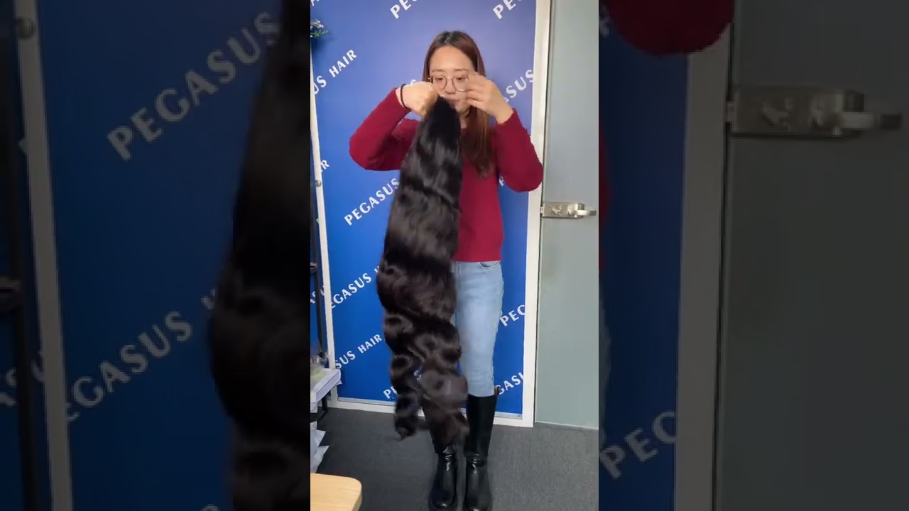 36inch longest wig body wave hd frontal wig 260 density.