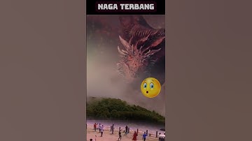 Kemunculan Naga Terbang Dari Balik Api Yang Menakutkan #shorts #phyton #ular #naga