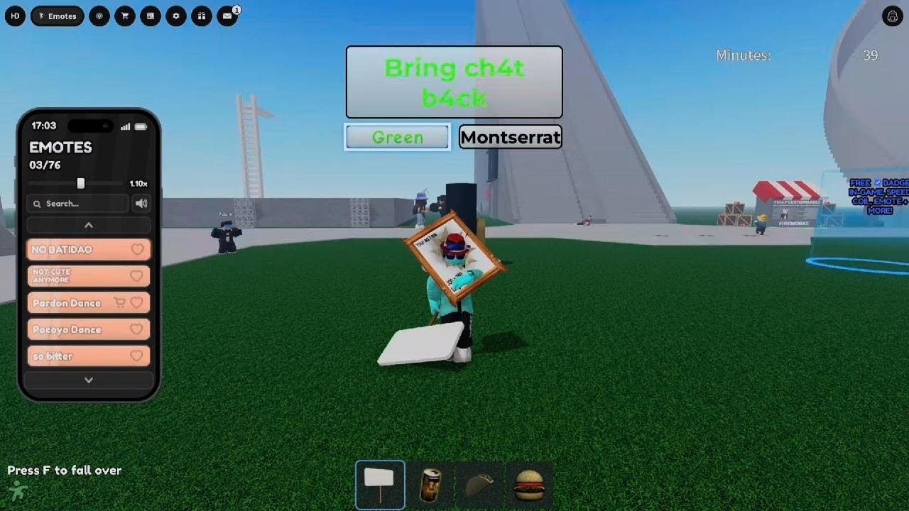 Bring ch4t b4ck trend 5 but out in field