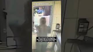 Man charged after slapping hot coffee cup out of McDonald's manager's hand in drive-thru