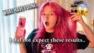 We Died Our Hairs PINK..we were not expecting these results!!!! *FAIL!!* 