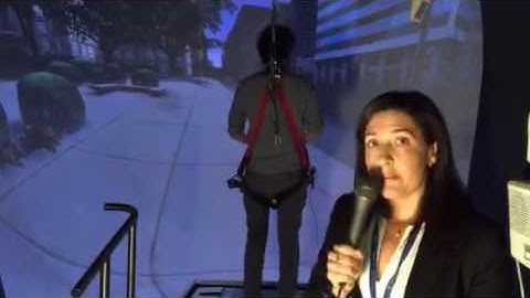 Tour a virtual reality simulation lab at Toronto Rehab with Dr. Jennifer Campos