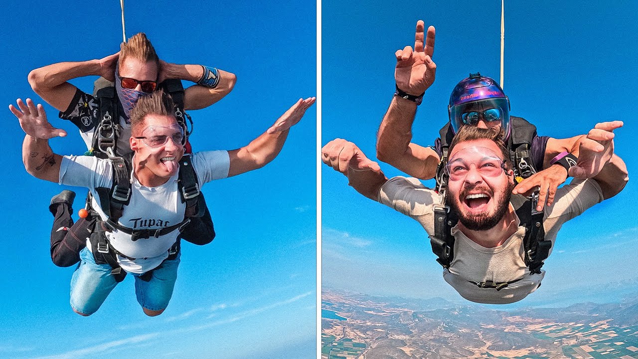 Πηδήξαμε Απο Αεροπλάνο Για Το Ραντεβού Μας !