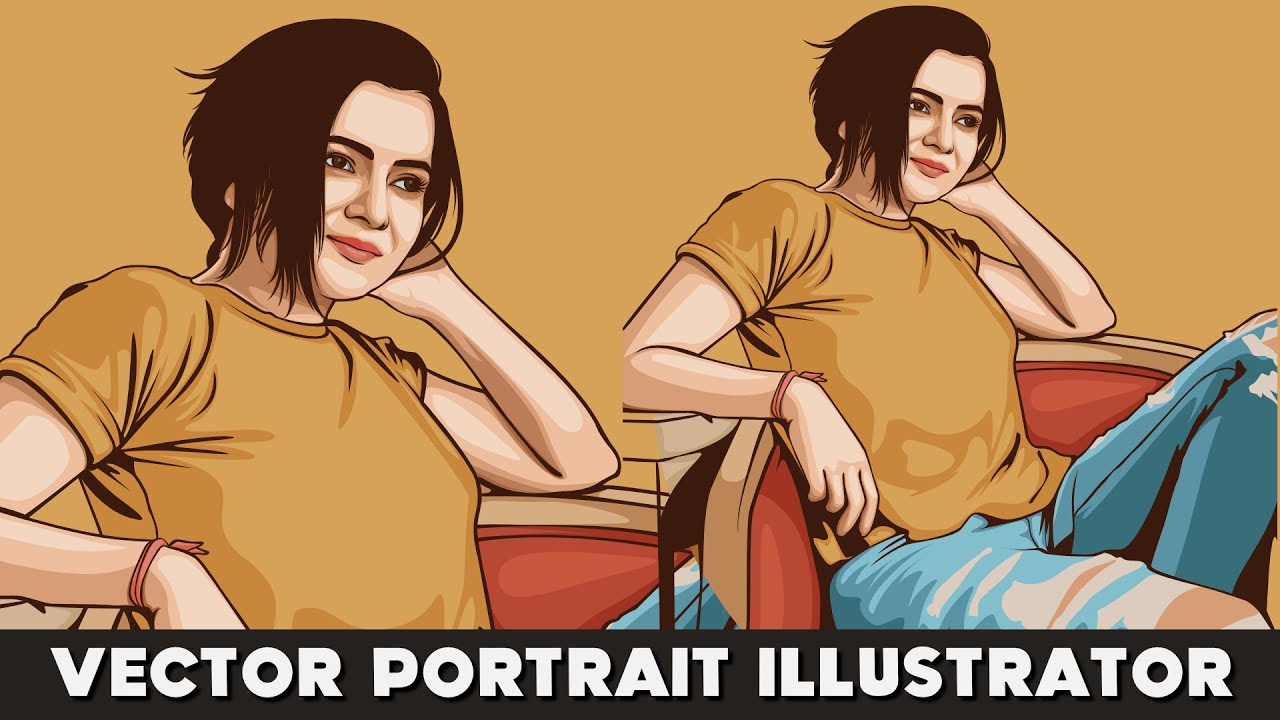 Vector Art | Vector Portrait | Cartoon Yourself - Adobe illustrator ...
