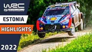 WRC Rally Highlights : WRC Rally Estonia 2022 - Morning of the Final Day