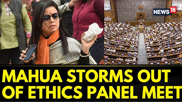 Mahua Moitra Storms Out Of Ethics Panel Meeting After Testifying In Cash For Query Scam Case  News18