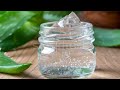 How to make aloe vera gel and store it for years.