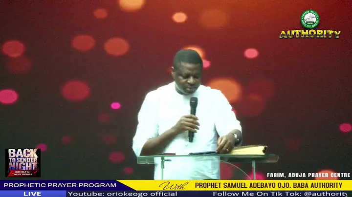 BACK TO SENDER NIGHT || THEME: OUR HELP IN TIME OF TROUBLE || LIVE || 12/13/2025.