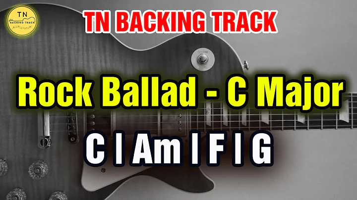 Rock Ballad Backing Track C Major | C Am F G | 80 BPM | TN Backing Track