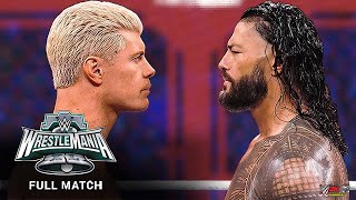 Roman Reigns vs. Cody Rhodes: WrestleMania XL Sunday - Hell in a Cell Match