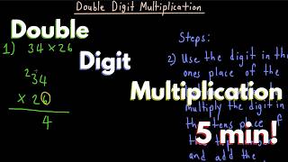 Double-Digit Multiplication Made Easy | Step by Step Tutorial