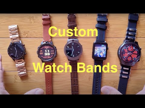 StrapsCo Custom Smartwatch Bands/Straps - Upgrade/Accessorize your Android, Sports, Fitness Wearable