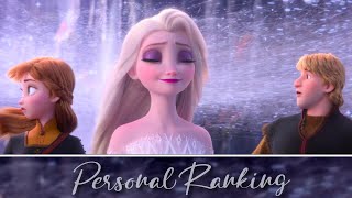 My Personal Ranking: Elsa's singing voices (63 voices)