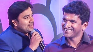 Mirchi Shiva Hilarious Comedy With Puneeth Rajkumar On Stage