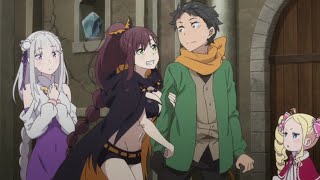 Shaula se intenta aprovechar y seducir a subaru que perdio la memoria | Re:zero