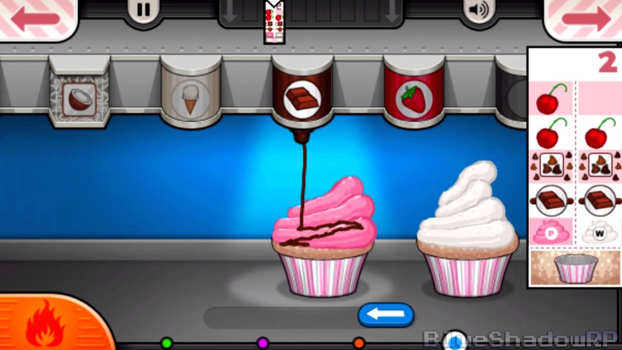 Papa's Cupcakeria on Poki-First level 