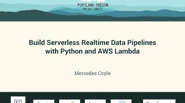 Mercedes Coyle - Build Serverless Realtime Data Pipelines with Python and AWS Lambda - PyCon 2016