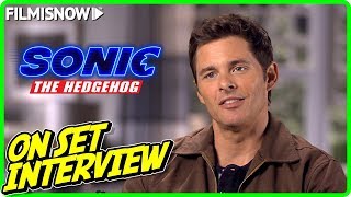 Sonic The Hedgehog  James Marsden Tom Wachowski Onset Interview
