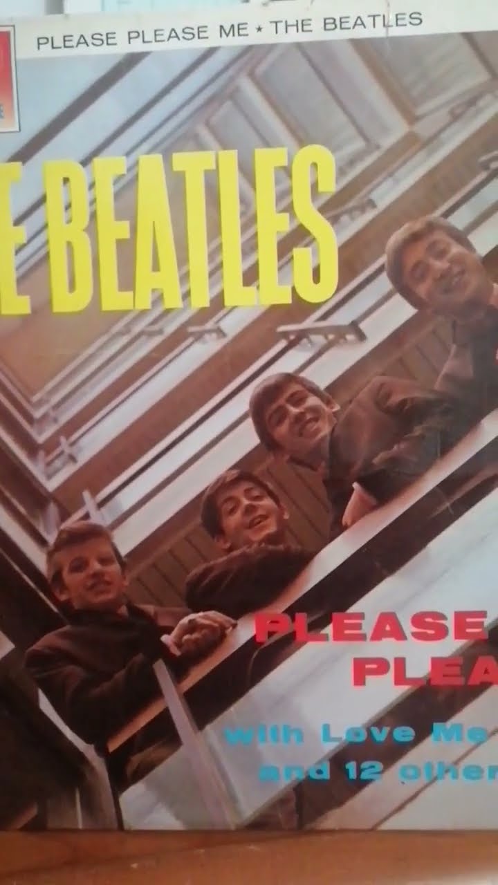 BEATLES★Please Please Me UK Y/B Parlopho The Beatles U.K. Guide LP/Parlophone Album Cover/Please