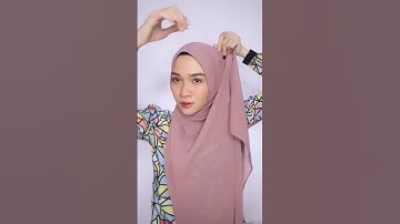 Tutorial Hijab Pashmina simple