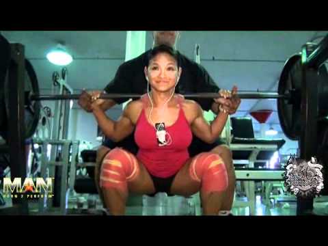 MerizaFigureTV - Off Season Squats with Meriza DeG...