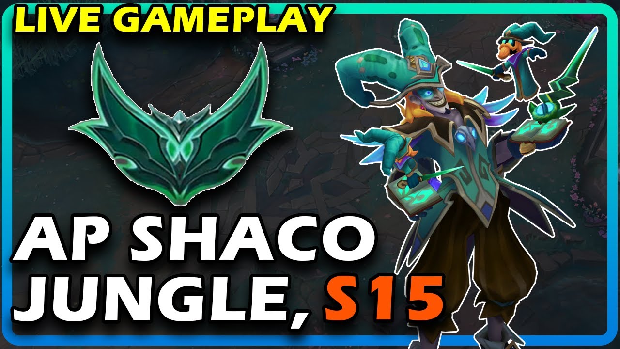 Emerald AP Shaco Jungle Education [ 2 WIN, 2 LOSS ] Tank Shred Carry w ...