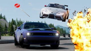 😱Epic High Speed Traffic Crash Compilation🚧 #4 -  BeamNG Drive | NGshorts