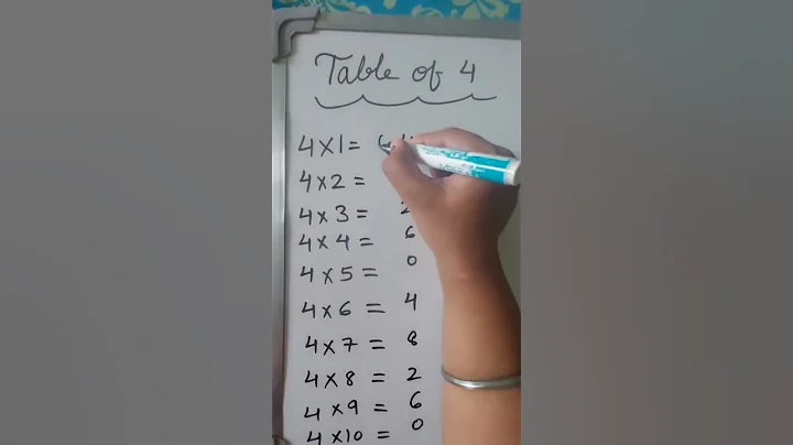 Table of 4 #shorts #navshimathsclasses #youtubeshorts #table