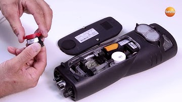 testo 340 - Step 9 - How to Replace The Sensor Filter