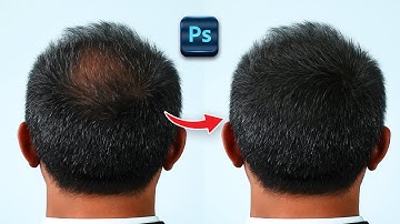 Fix baldness with Adobe Photoshop