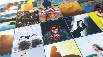 3D Cube Mosaic - After Effects Template