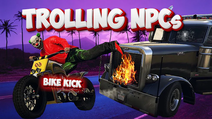 ANGRY NPCs IN GTA 5 | BIKE KICK | TROLLING