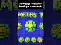How Guys Feel After Beating Clutterfunk GEOMETRY DASH #geometrydash #gaming #reddit #viral #funny