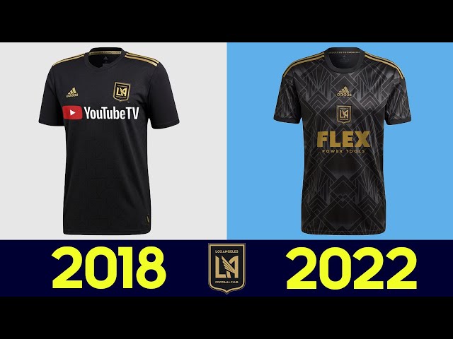 The Evolution of Los Angeles FC Kit 2022-23  All Los Angeles FC Jerseys in  History 2022 (22/23) 