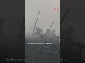 Flammen fressen sich durch historische Fachwerkhäuser | #ntv