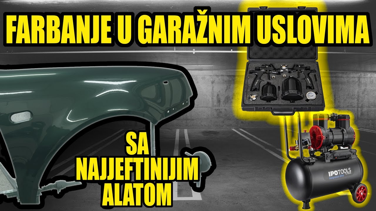 KAKO OFARBATI AUTO U GARAZNIM USLOVIMA I POSTICI PROFESIONALNI REZULTAT 2.deo + POKLON