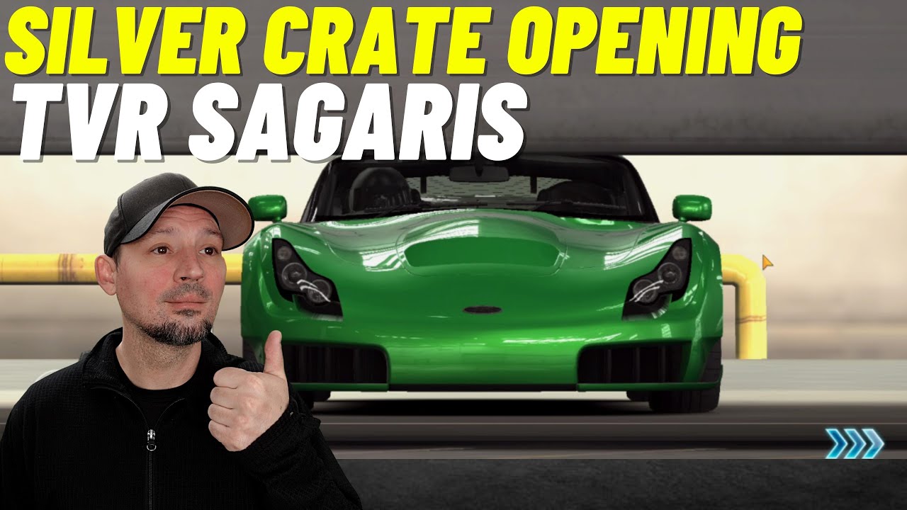 CSR2 Winning the TVR Sagaris, CSR2 Silver Crate Opening