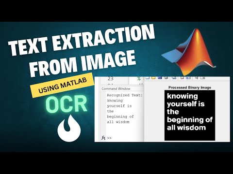 Text Recognition Using OCR in MATLAB