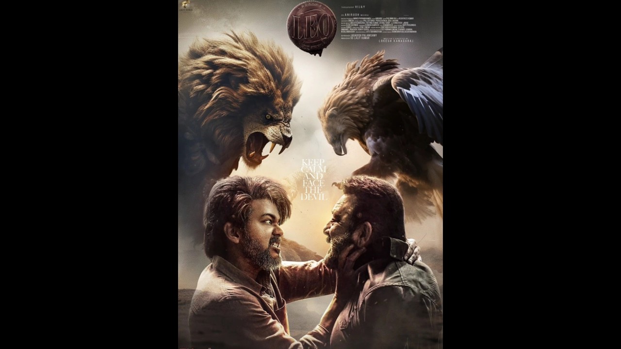 LEO Das × Antony Das Faceoff Poster | Thalapathy Vijay, Sanjay Dutt | Lokesh Kanagaraj| Anirudh 