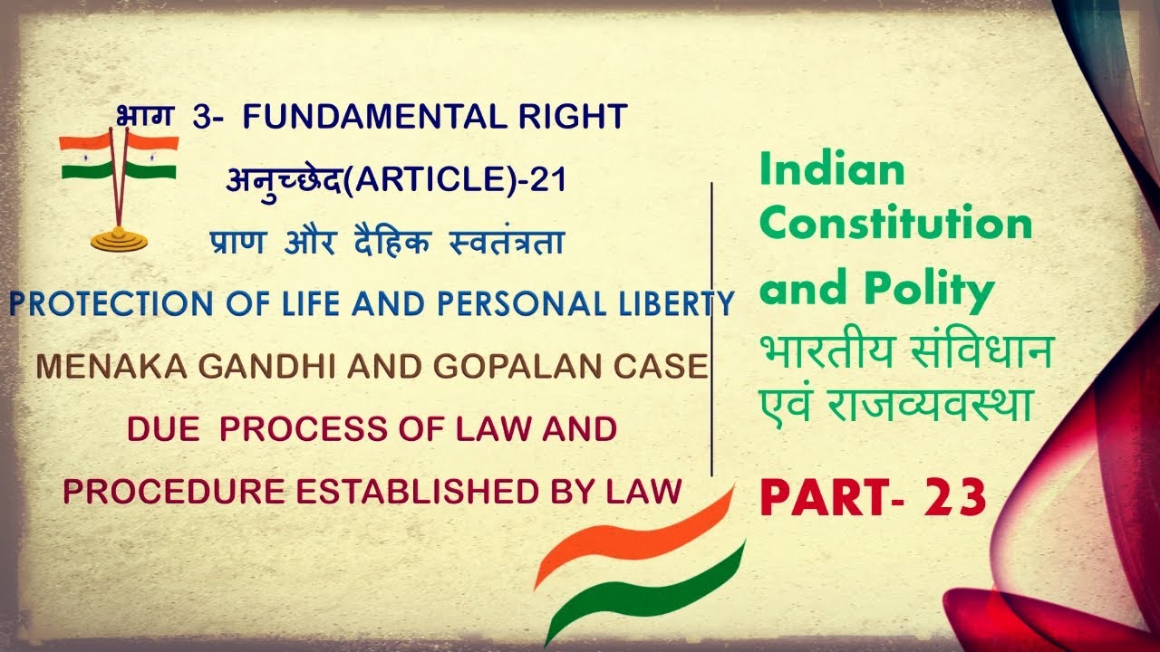 Article 21 21 Protection Of Life And Personal Liberty 