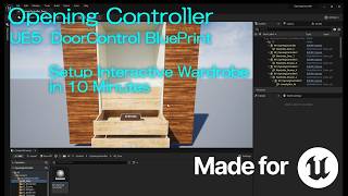 Opening Controller – UE5 Door Interaction System  – 06.Setup Interactive Wardrobe in 10 Minutes