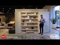 Clei Furniture Transformation - From bookcase to bed in under 30 secs.