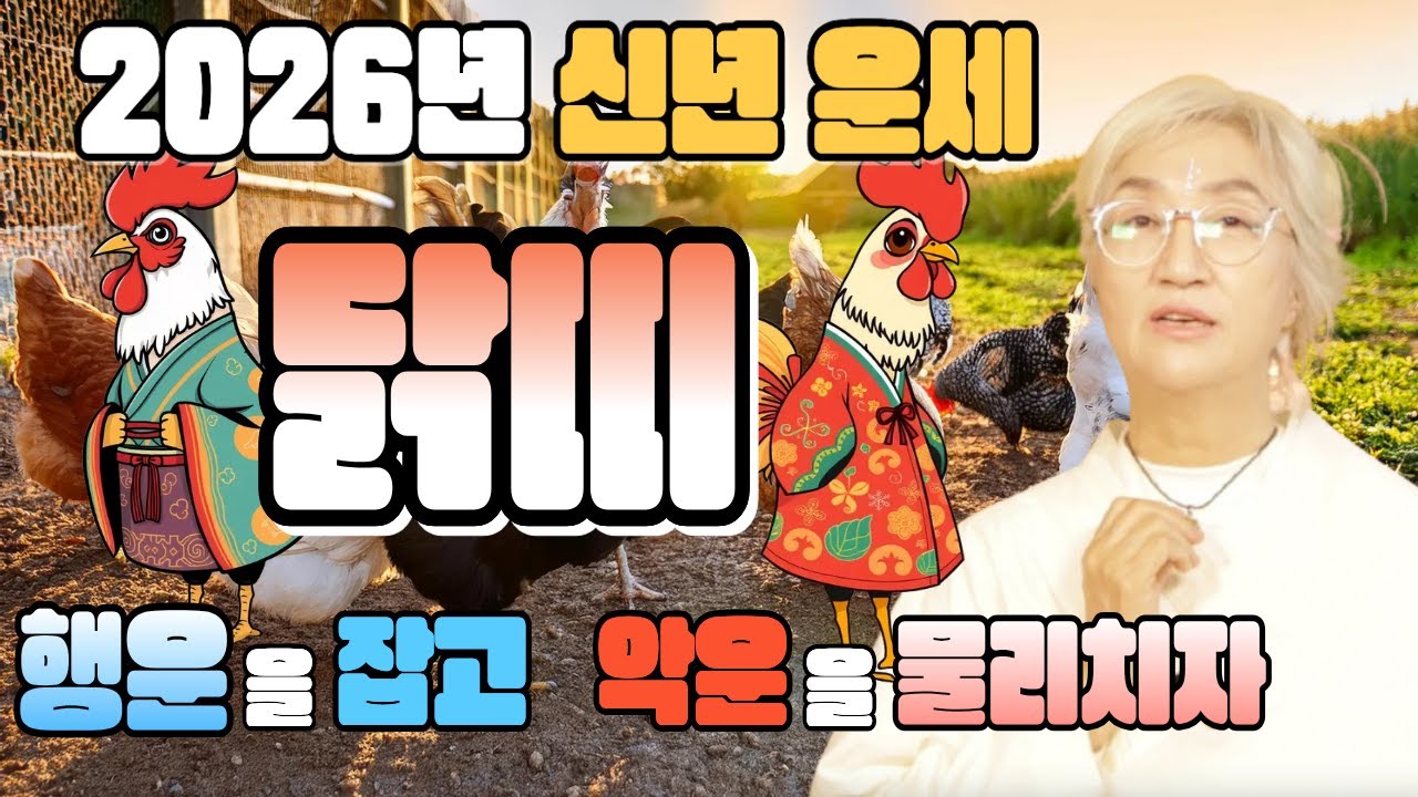 🐓2026년 신년운세_닭띠🐓_ 대박과 쪽박 내 운을 알아서 쪽박을 막고 대박나자!