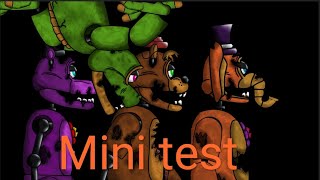 [Dc2/fnaf] mini test new animatronics.