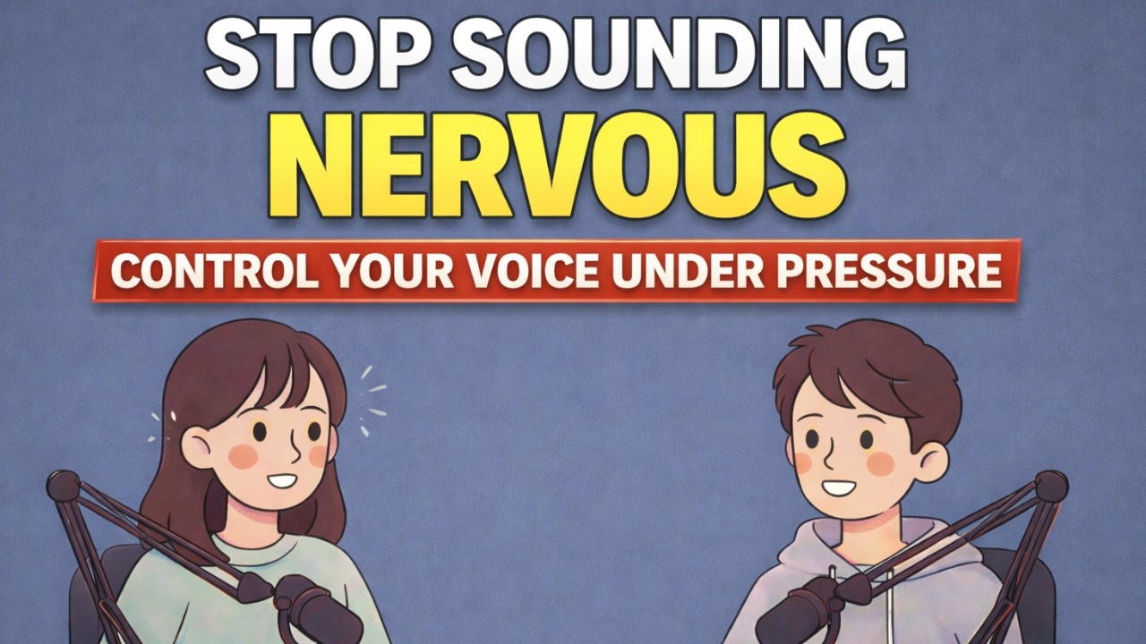 Stop Sounding Nervous (Control Your Voice Under Pressure)