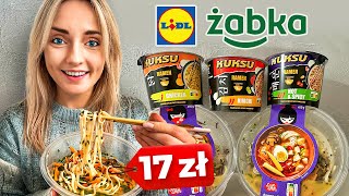 RAMEN z ŻABKI i LIDLA! Test GOTOWYCH DAŃ! | Check In