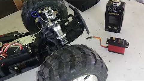 Put in a  Savox servo